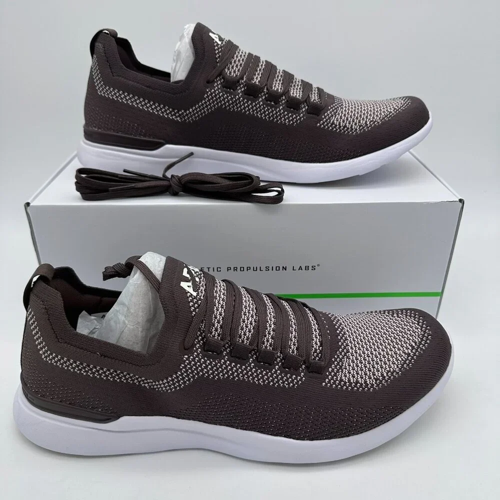 APL Men's‎ TechLoom Breeze Running Sneaker, Size 13, Chocolate/Silk/White